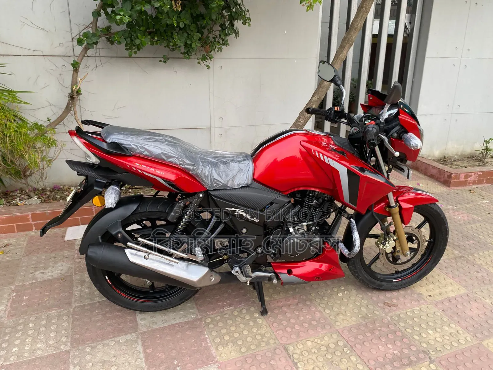New TVS Apache RTR 160 2V 2022 Red