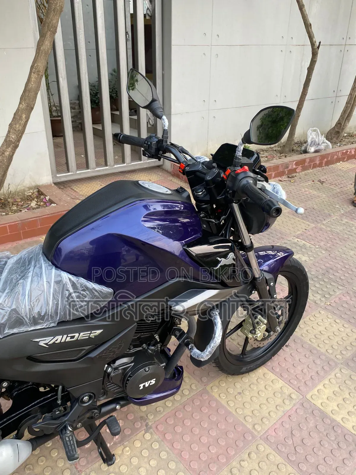 New TVS Raider 125 2023 Blue