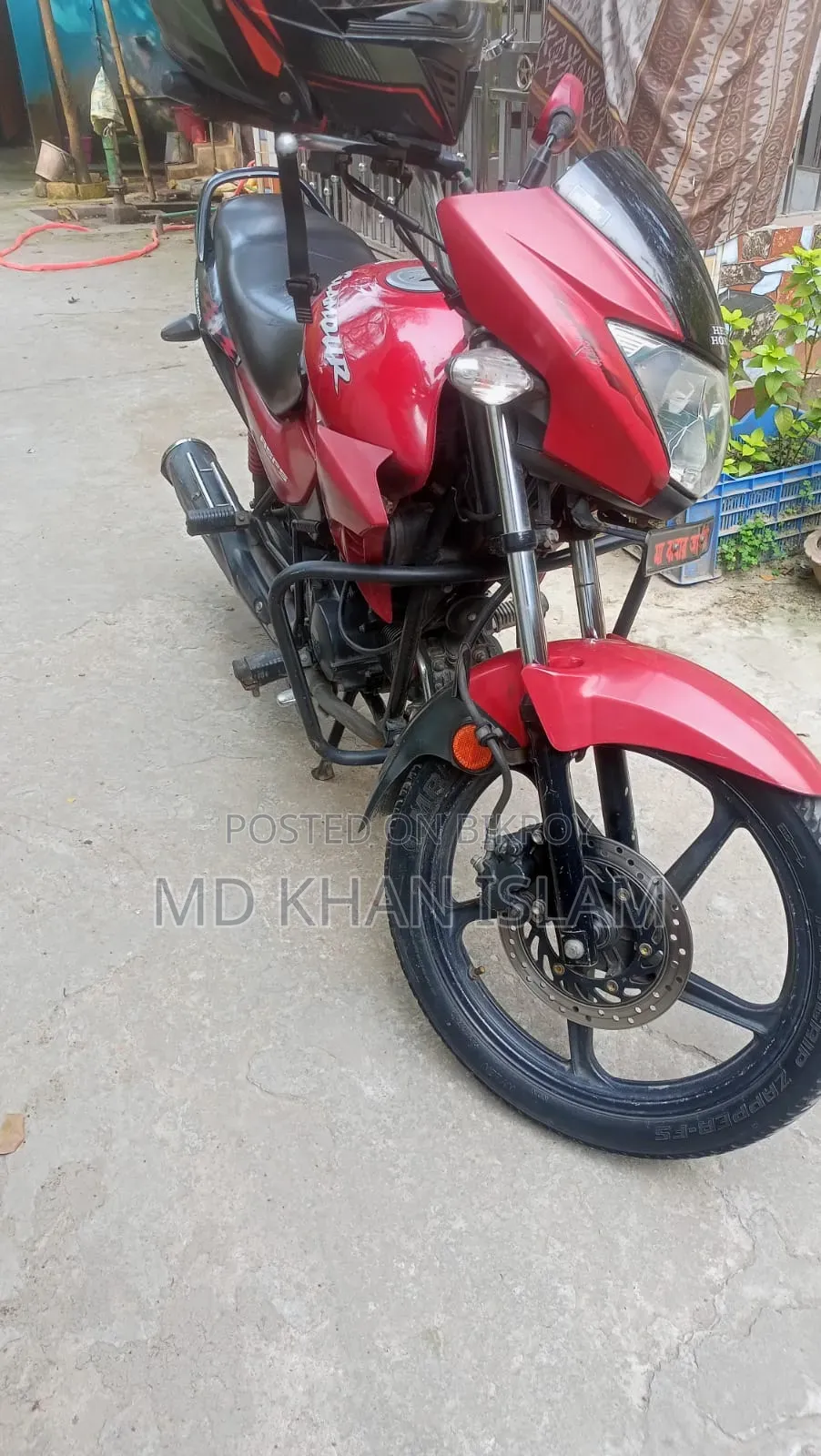 Hero Glamour 2019 Red