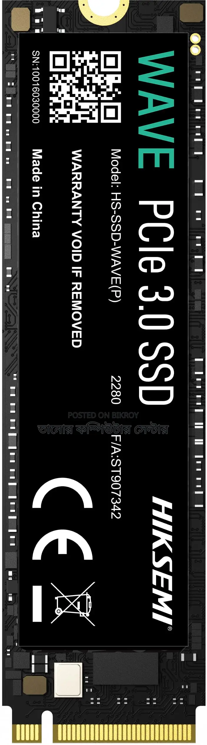 SSD M.2 Hiksemi Hs-SSD-Wave-P-128gb-Nvme