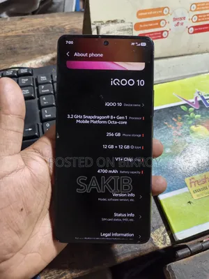 iQOO 256 GB Black