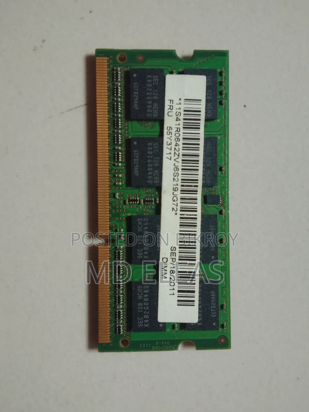 Laptop Samsung Ddr3 Ram 4gb