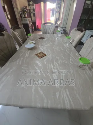 ডাইনিং টেবিল মার্বেল টপ
