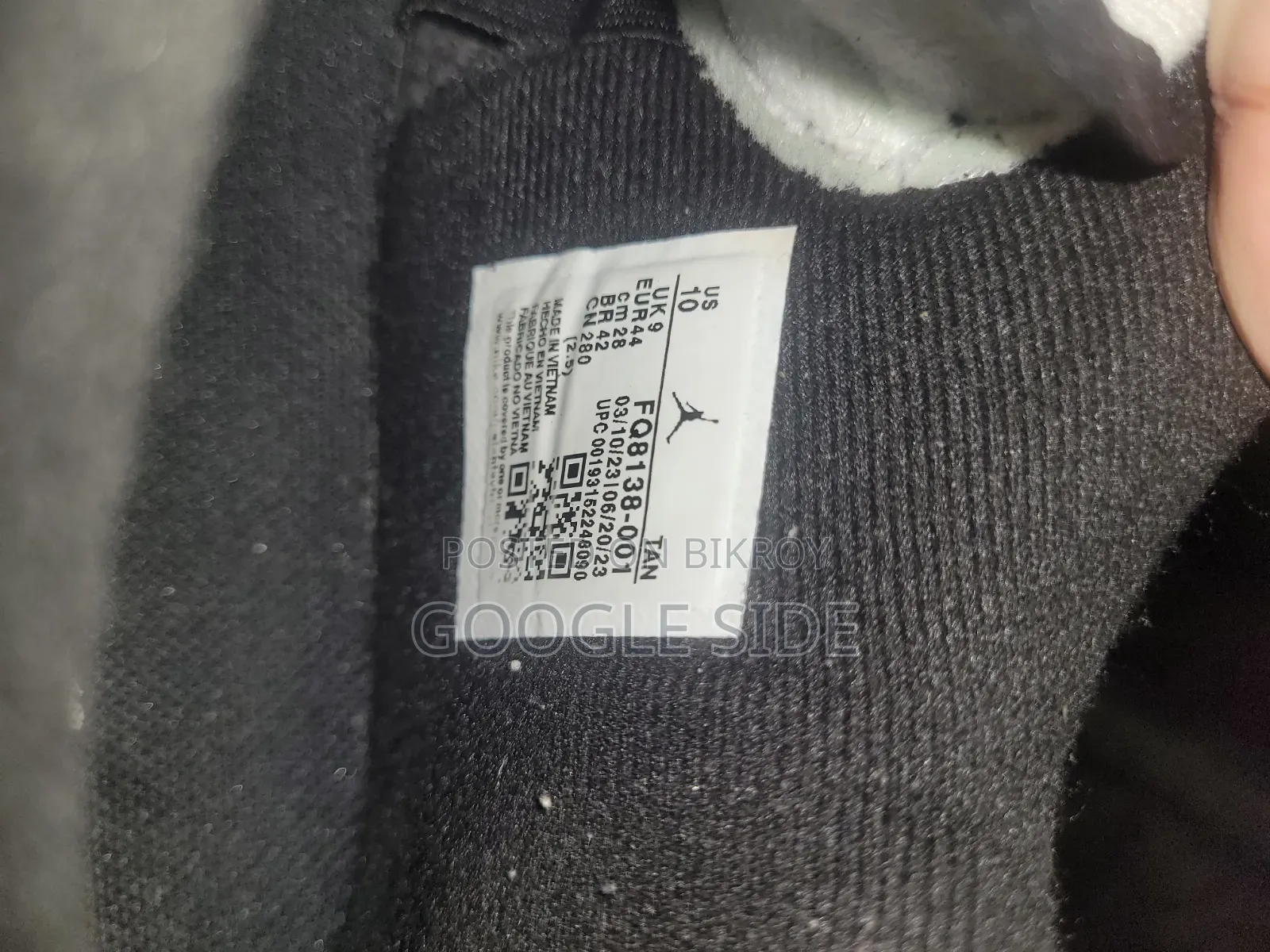 Worn only once. Brought from China.