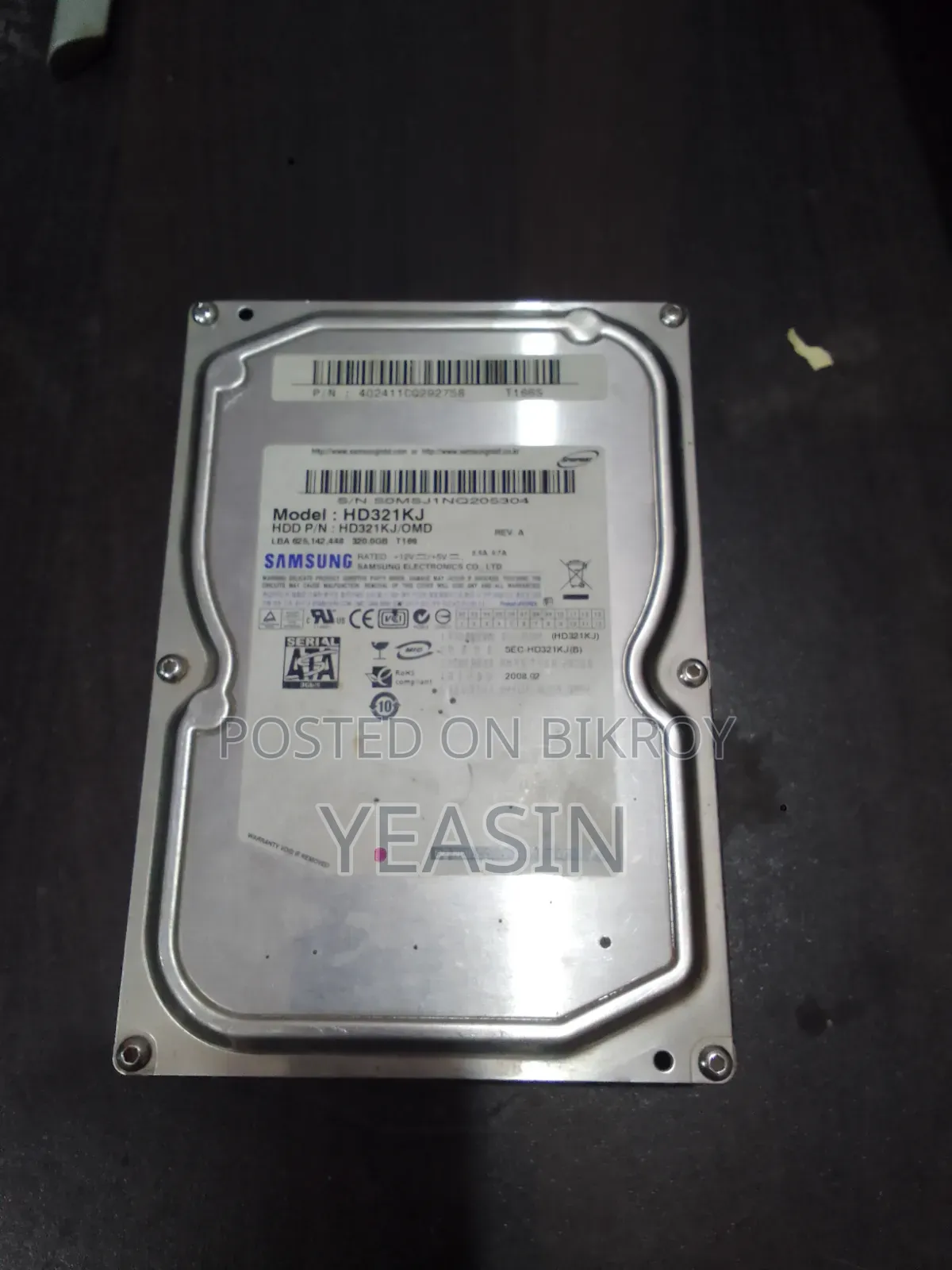 320 GB Hard Drive