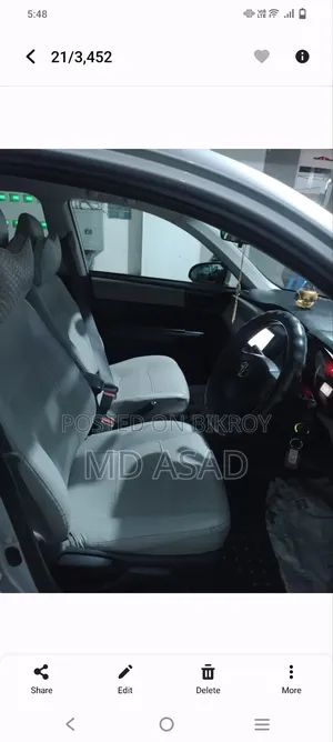 Toyota Axio 2013 Silver