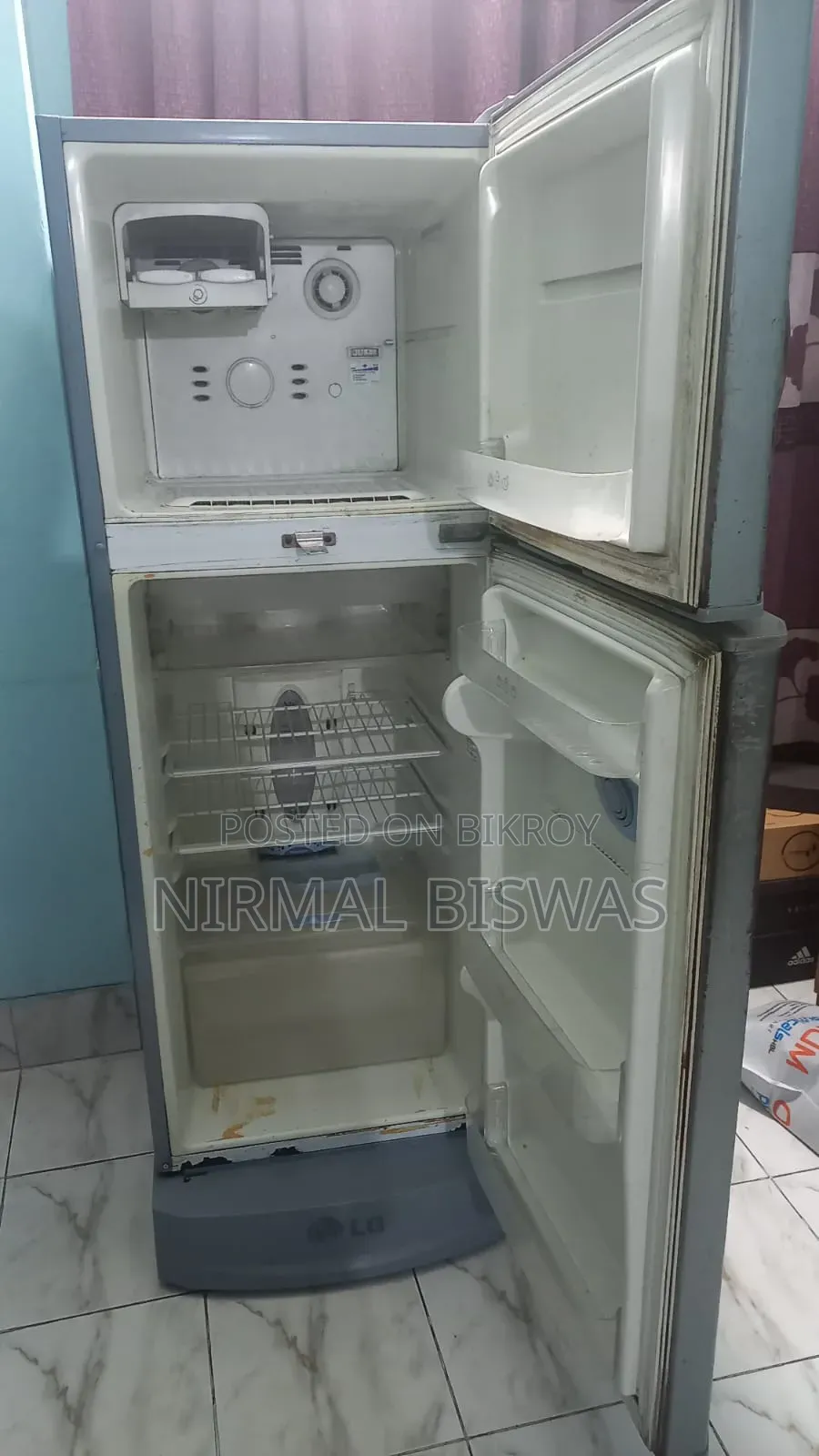 Old refrigerator for sale.