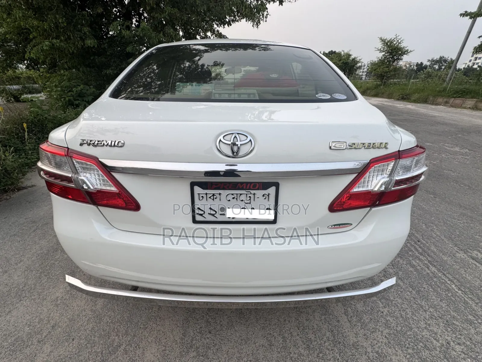 Toyota Premio 1.5 Front Wheel Drive 2012 White