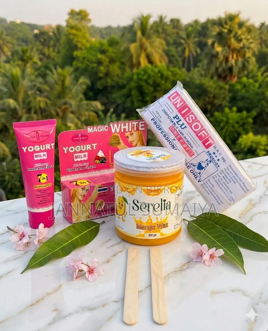 Serelia Mango Wax and Yogurt Milk Underarm Cream Combo.