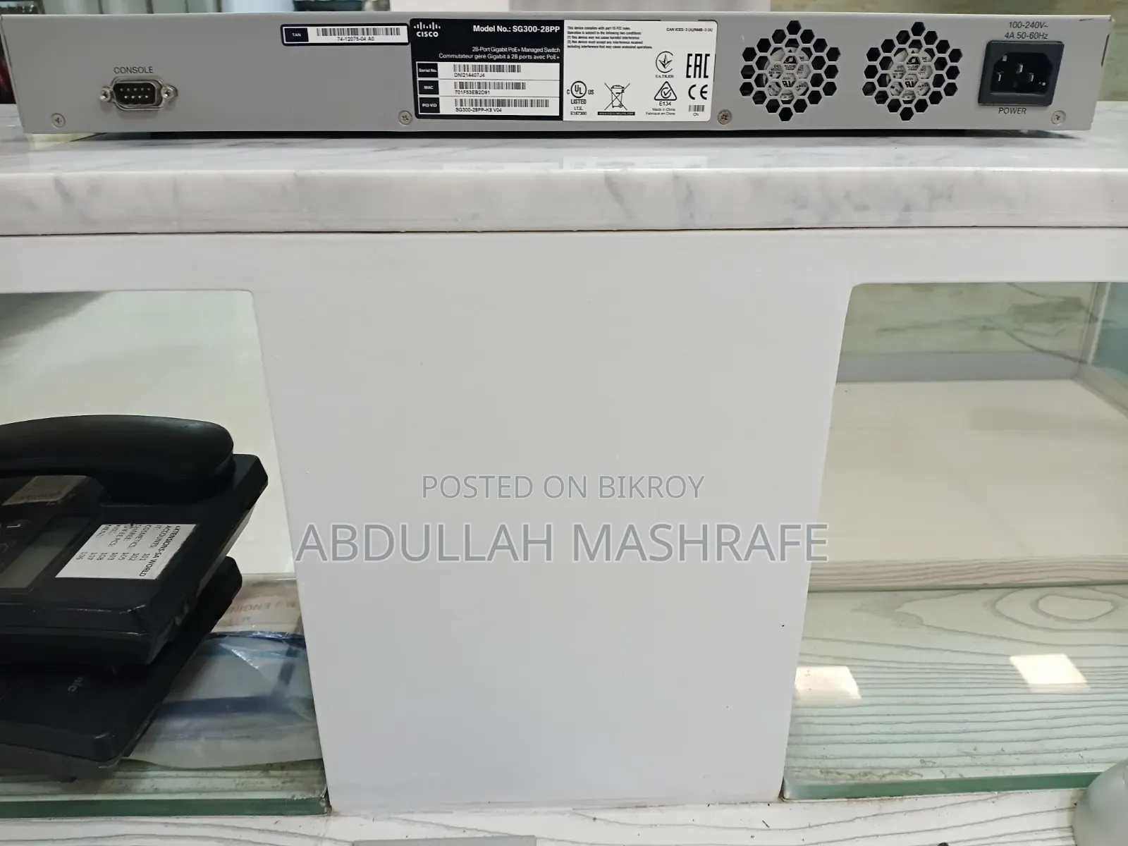 Cisco Sg300-28pp Gigabit Poe+ Managed Switch. Olt
