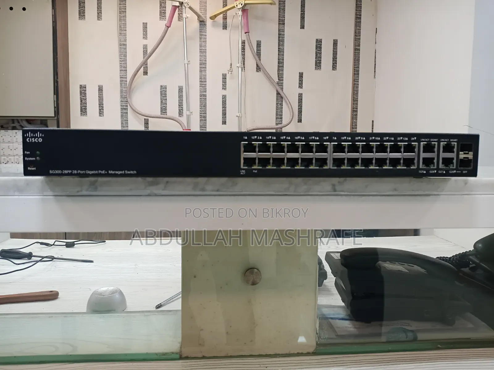 Cisco Sg300-28pp Gigabit Poe+ Managed Switch. Olt
