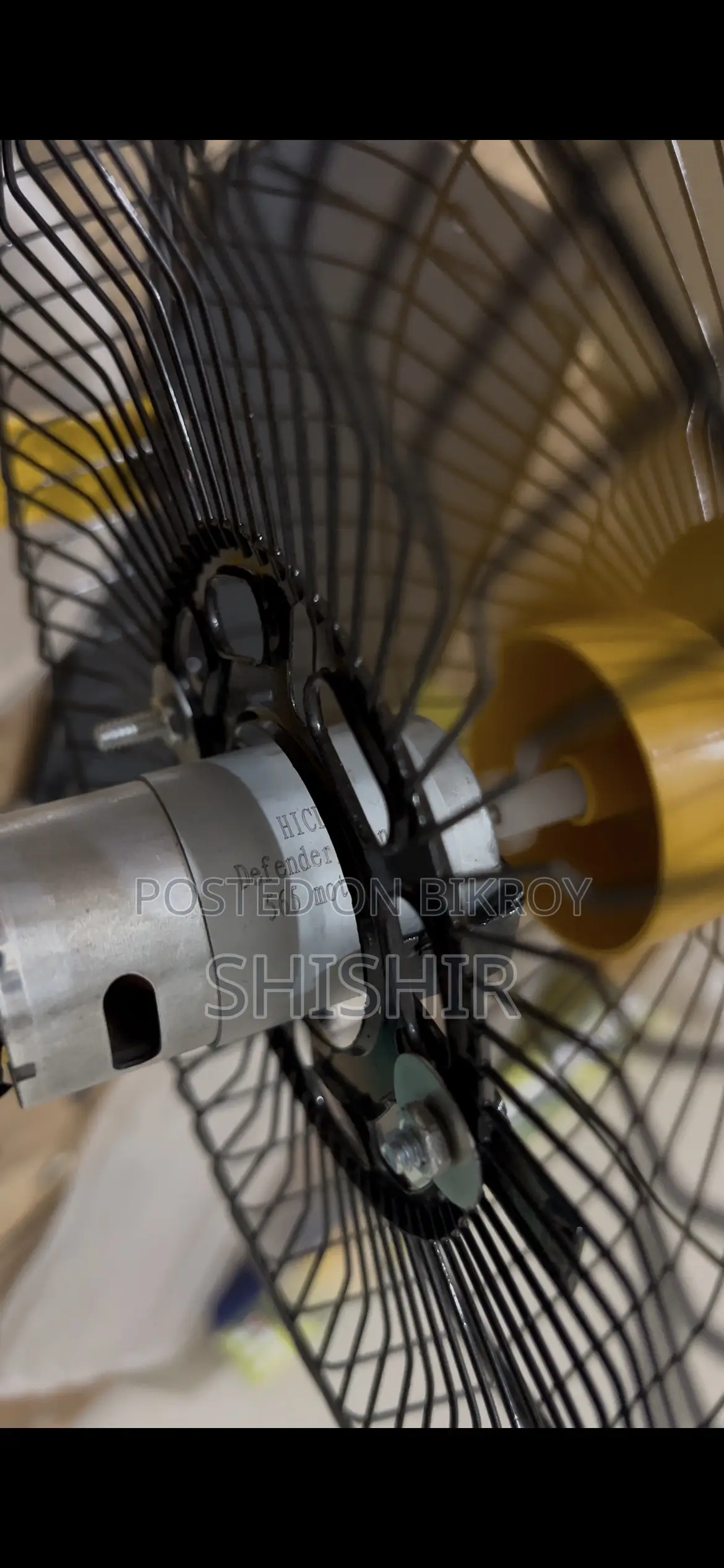 Customized Rechargeable Johnny Fan (Ac/Dc) 12.6 Volt