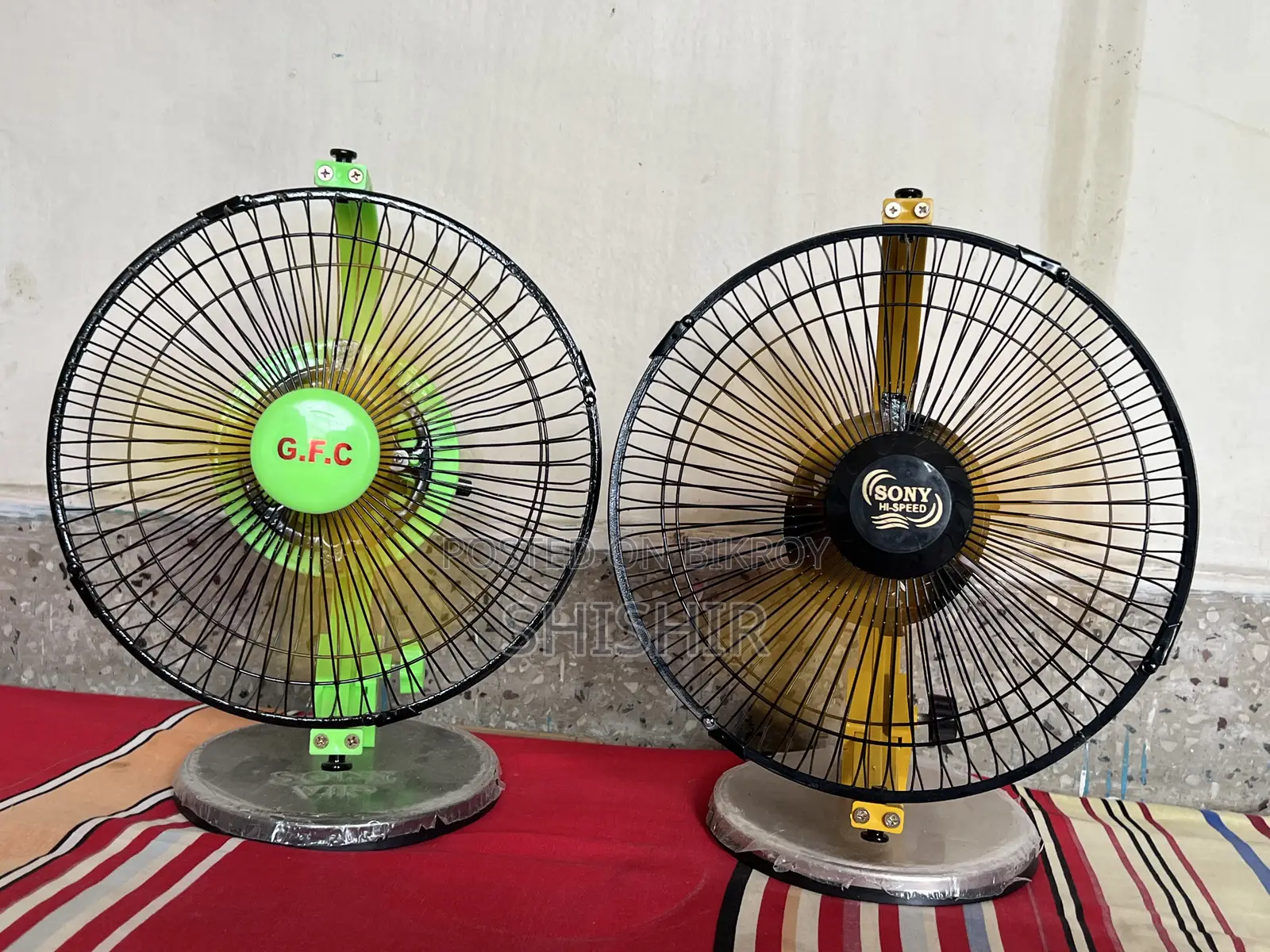 Customized Rechargeable Johnny Fan (Ac/Dc) 12.6 Volt