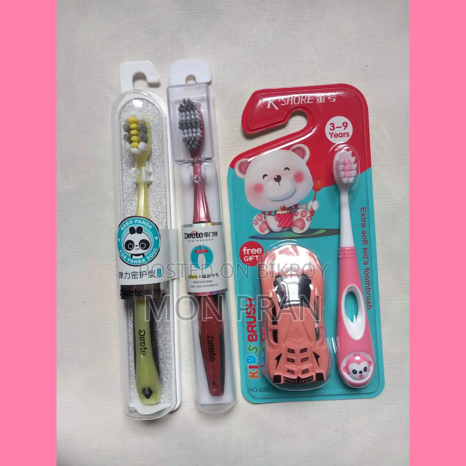 Toothbrush Set – Soft Bristle (Best Care for Teeth)