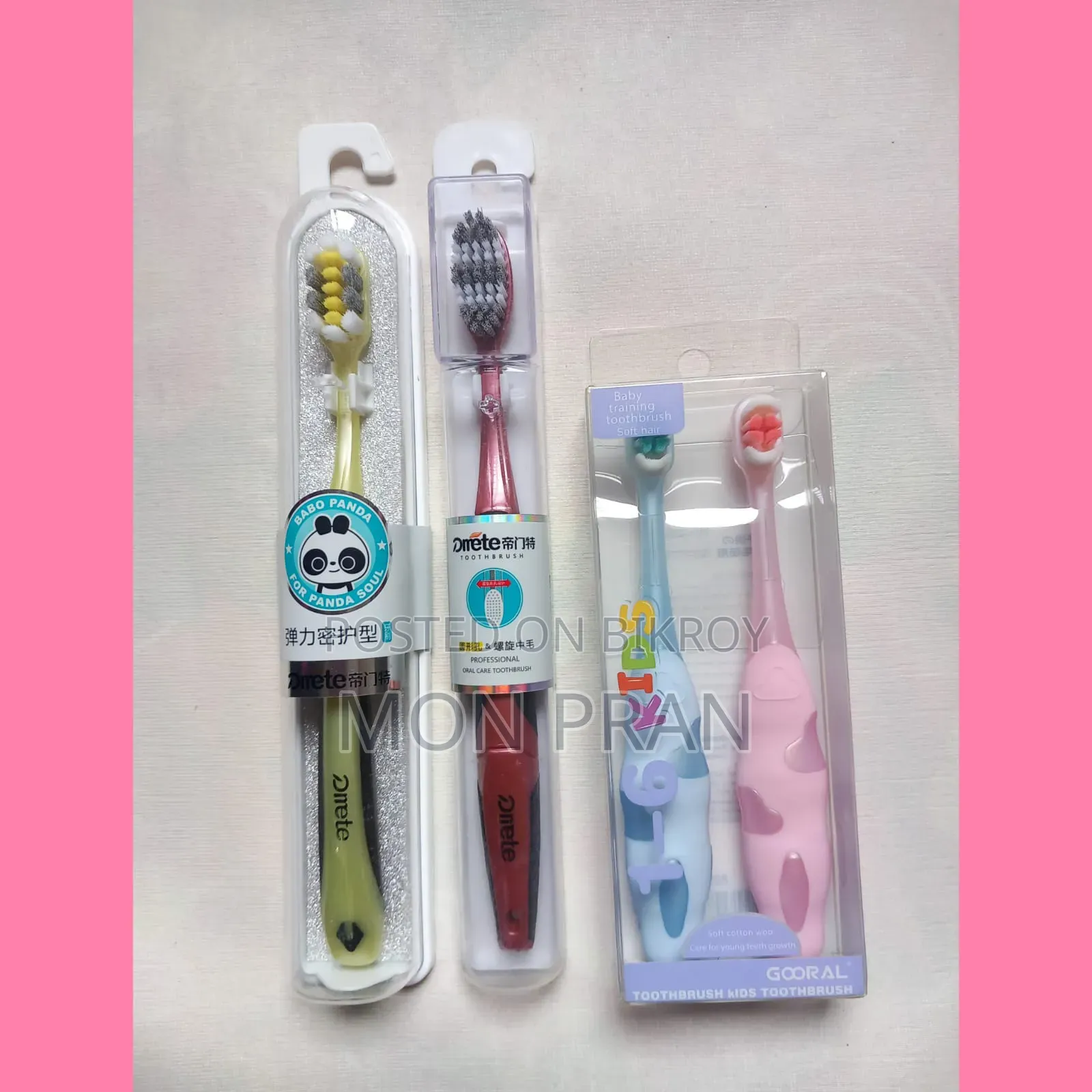 Toothbrush Set – Soft Bristle (Best Care for Teeth)