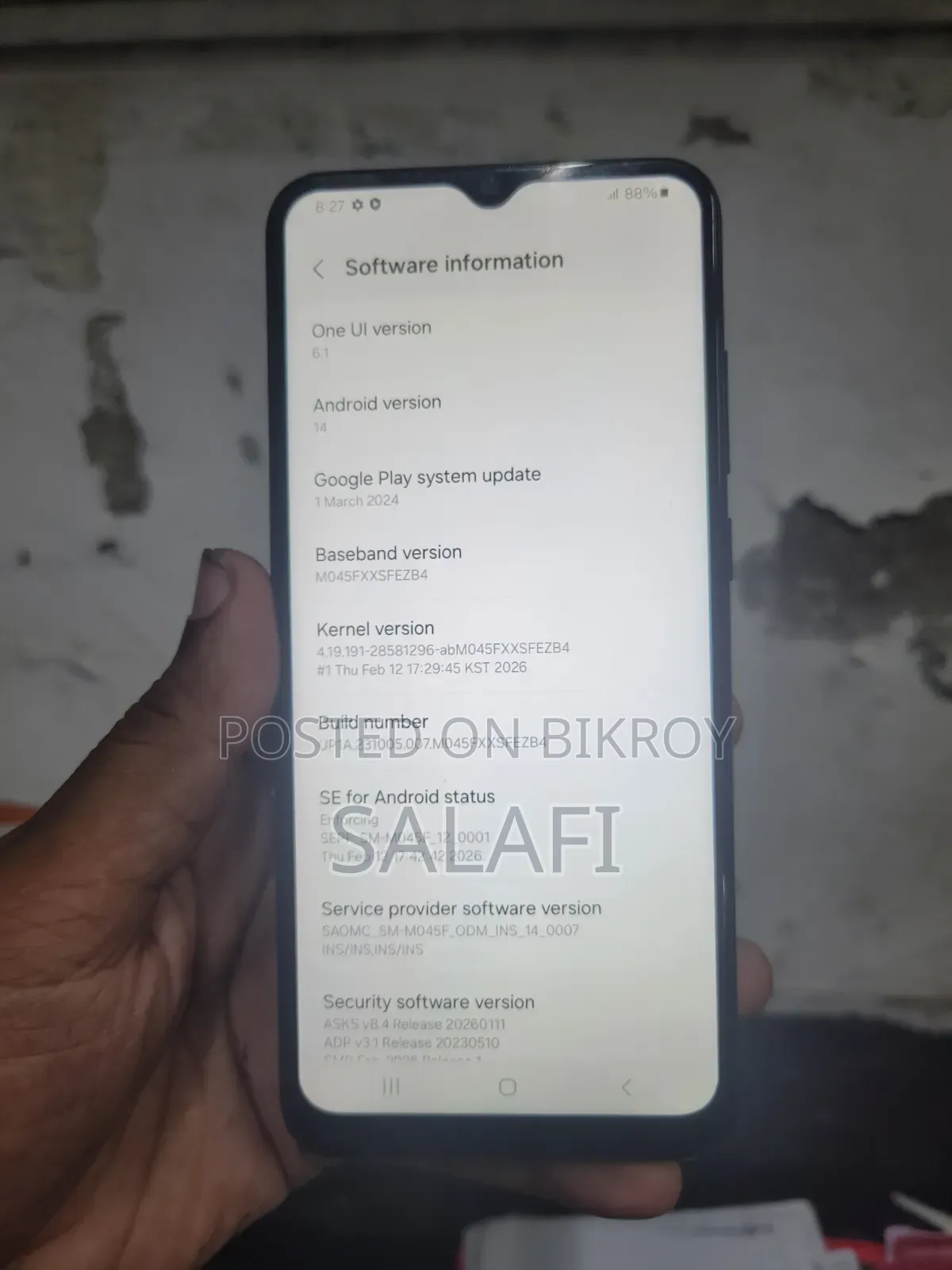 স্যামসাং গ্যালাক্সি এম০৪ ৬৪ জিবি ব্লু