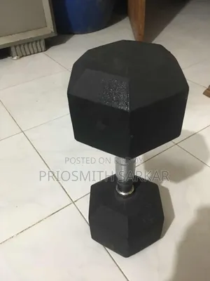 10kg Hexagonal Dumbbell