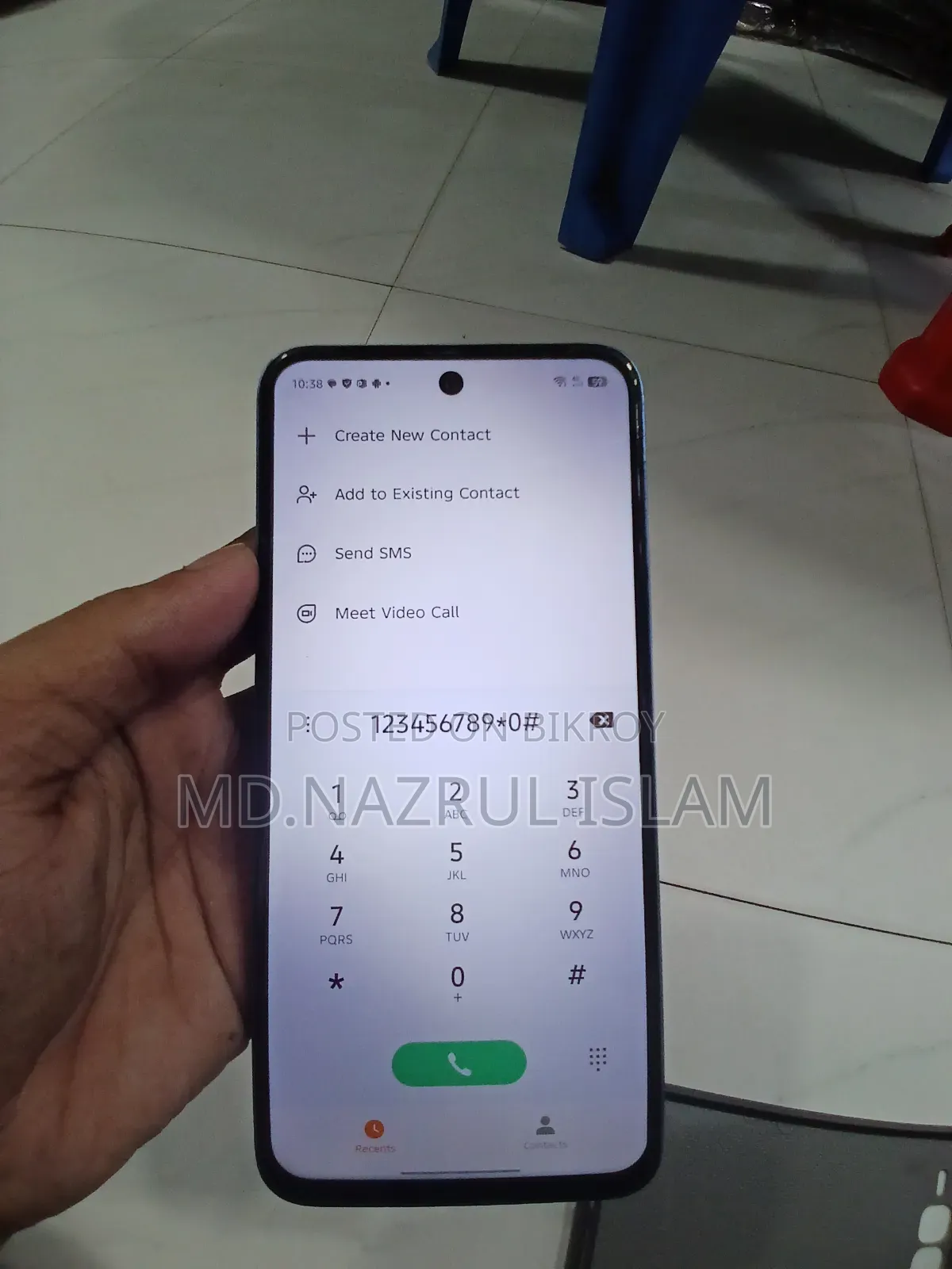 Infinix Smart 10 Plus 128 GB Blue