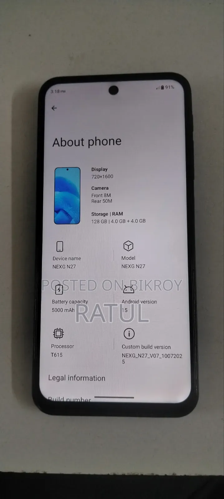 Walton NEXG N27 128 GB Black