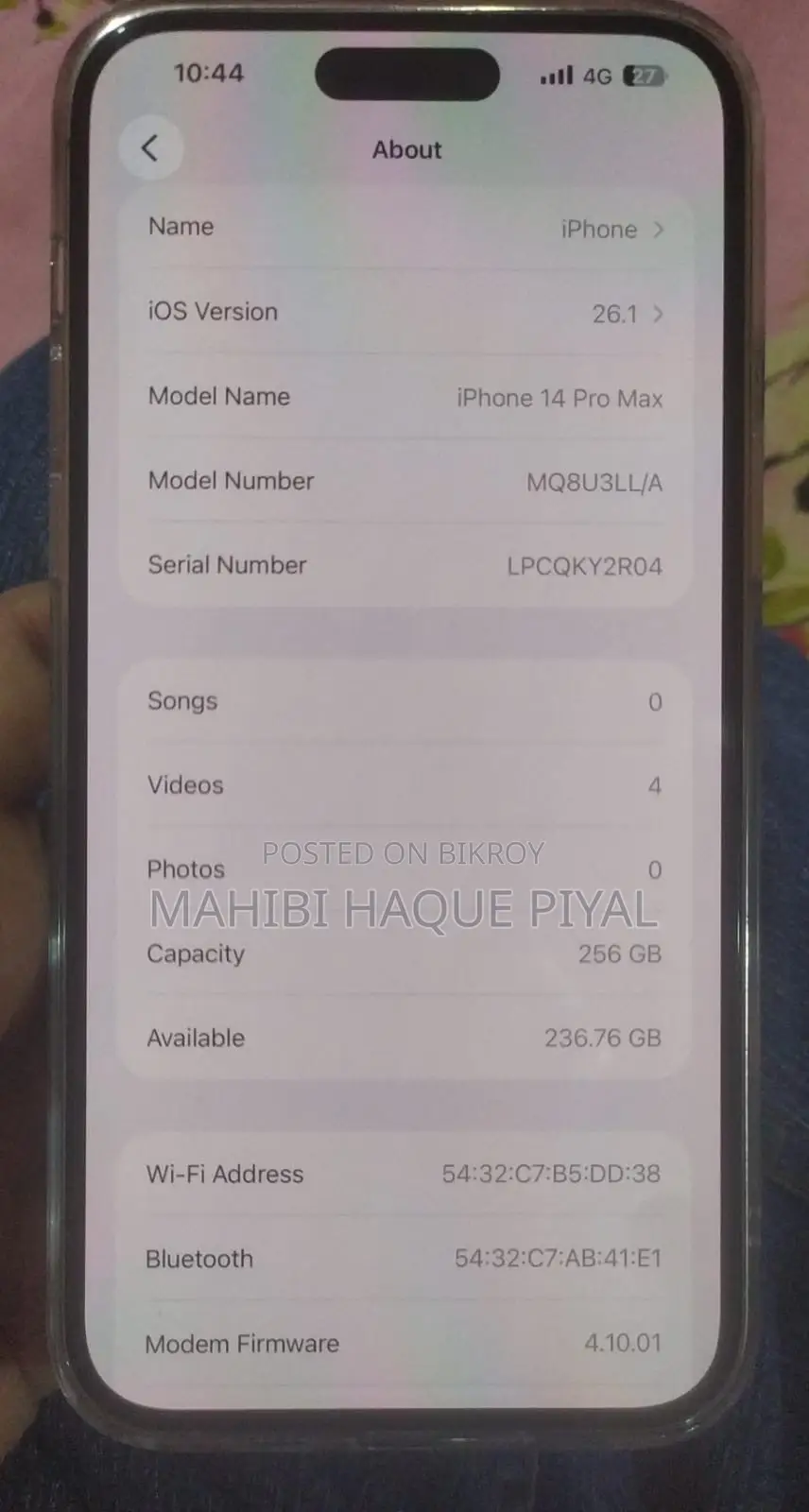 Apple iPhone 14 Pro Max 256 GB Silver