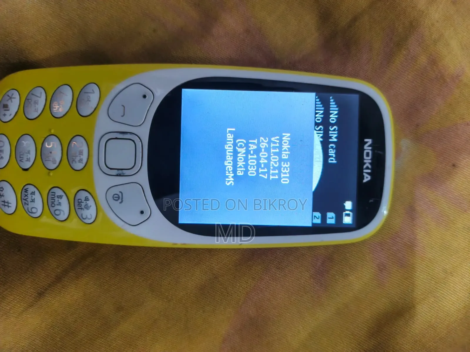 Nokia 3310 Yellow