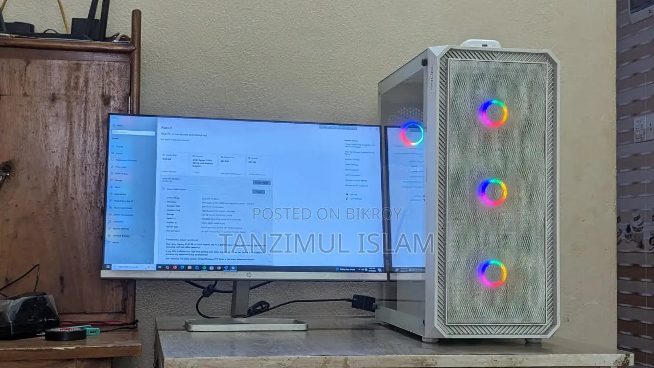 ডেস্কটপ কম্পিউটার Gigabyte GA-H110MSTX-HD3-ZK 8GB AMD Ryzen 5 SSD 250GB