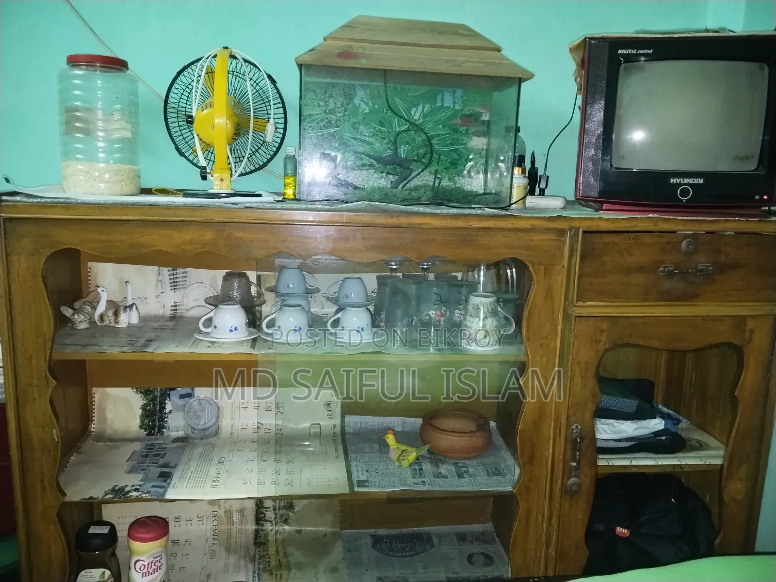 Teak Wood Showcase