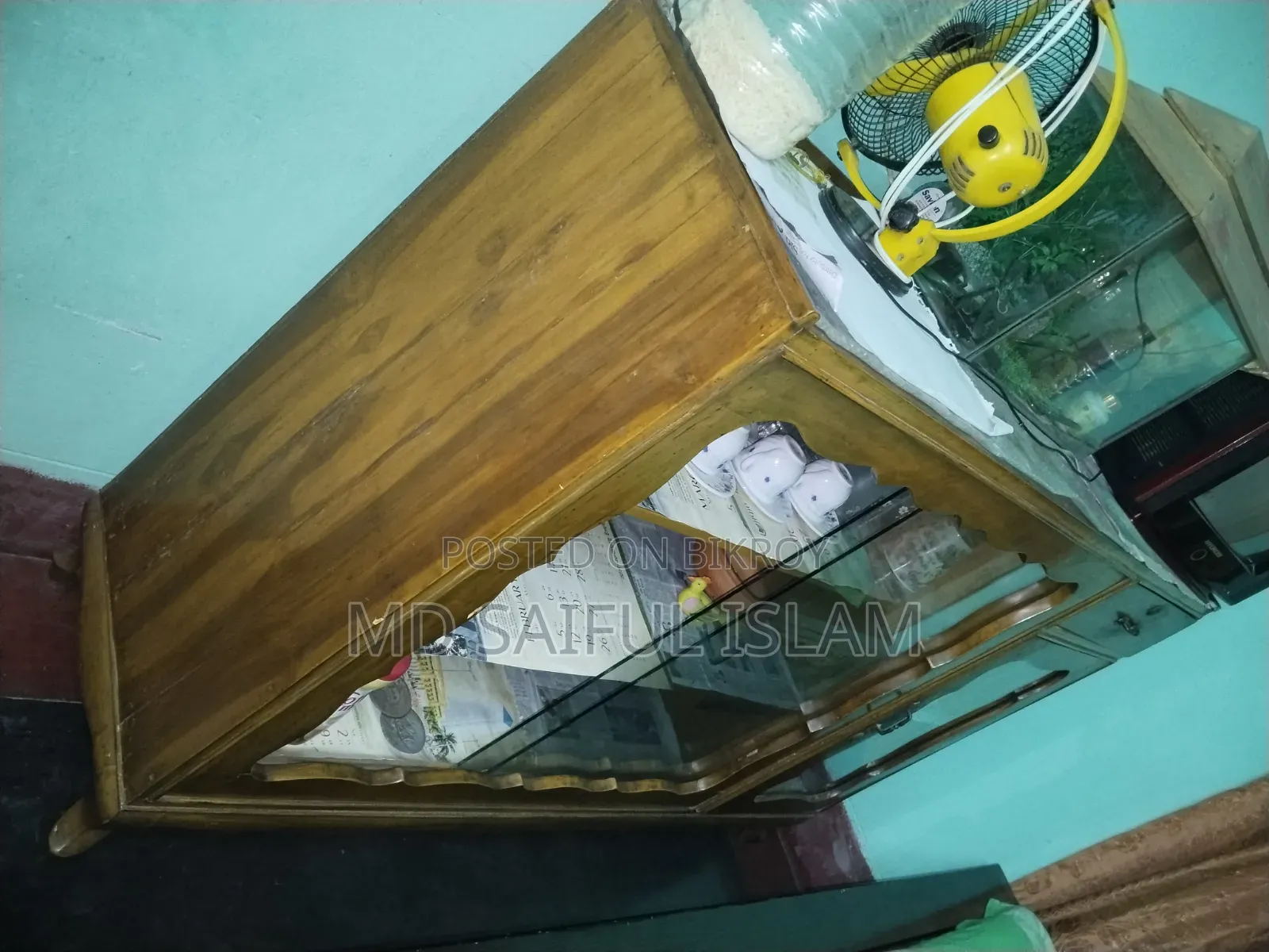 Teak Wood Showcase