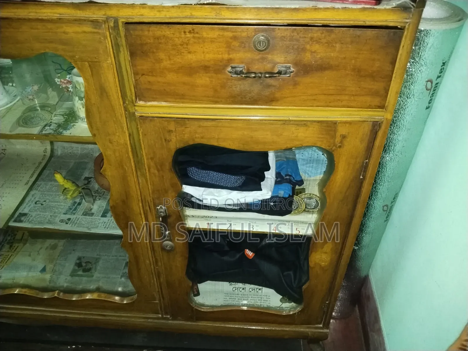 Teak Wood Showcase