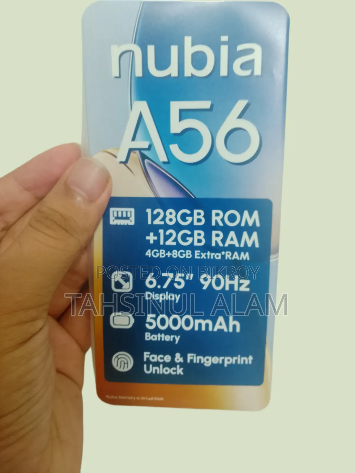 ZTE Blade A56 128 GB Black