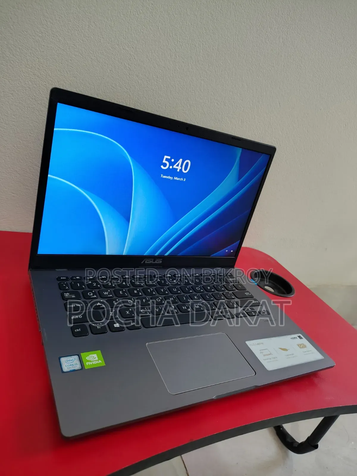 Laptop Asus X409JA 8GB Intel Core I5 HDD+SSD 500GB