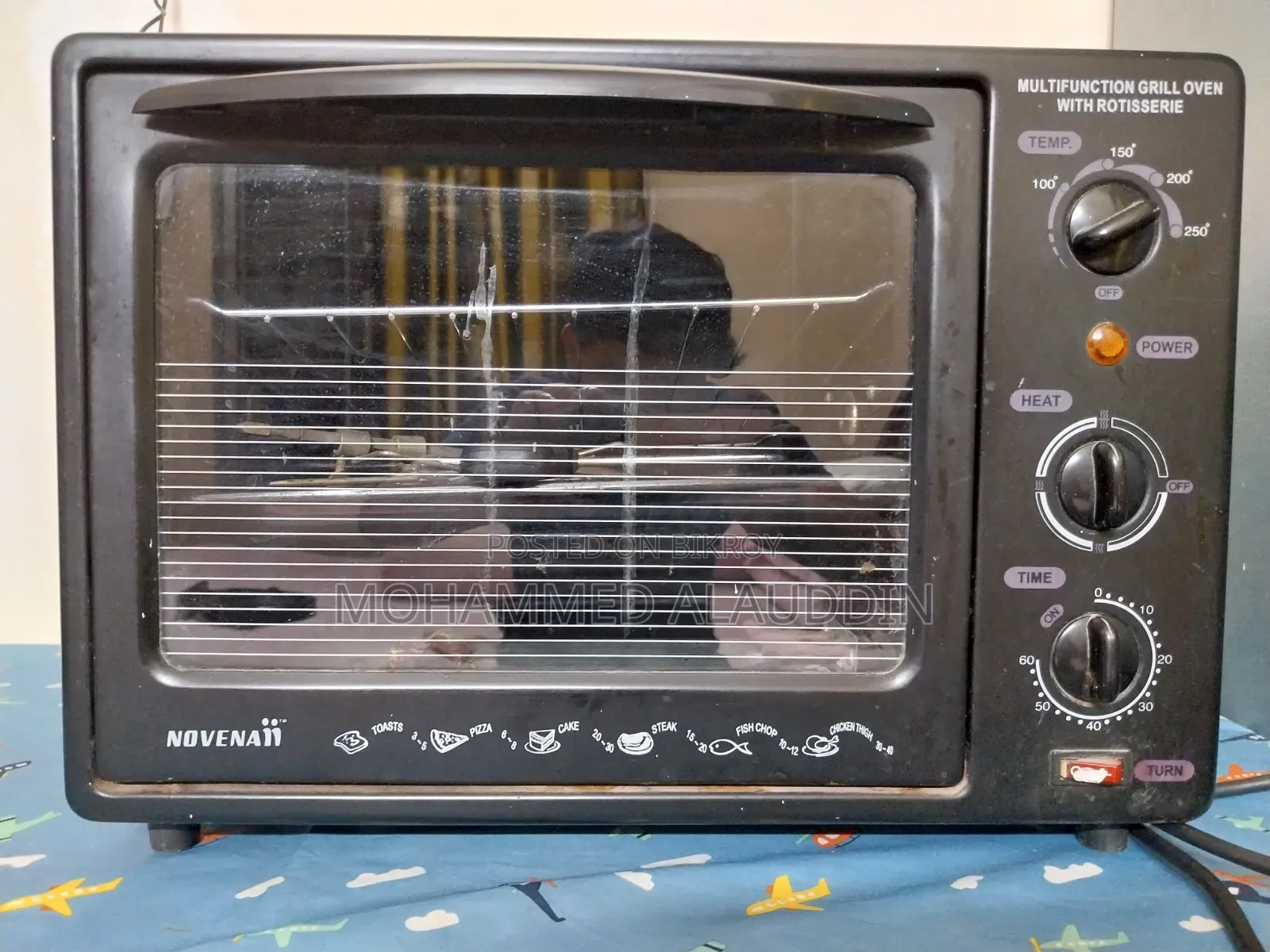 Novena Multifunction Grill Oven (Nt-219g) - Fresh Condition Like New