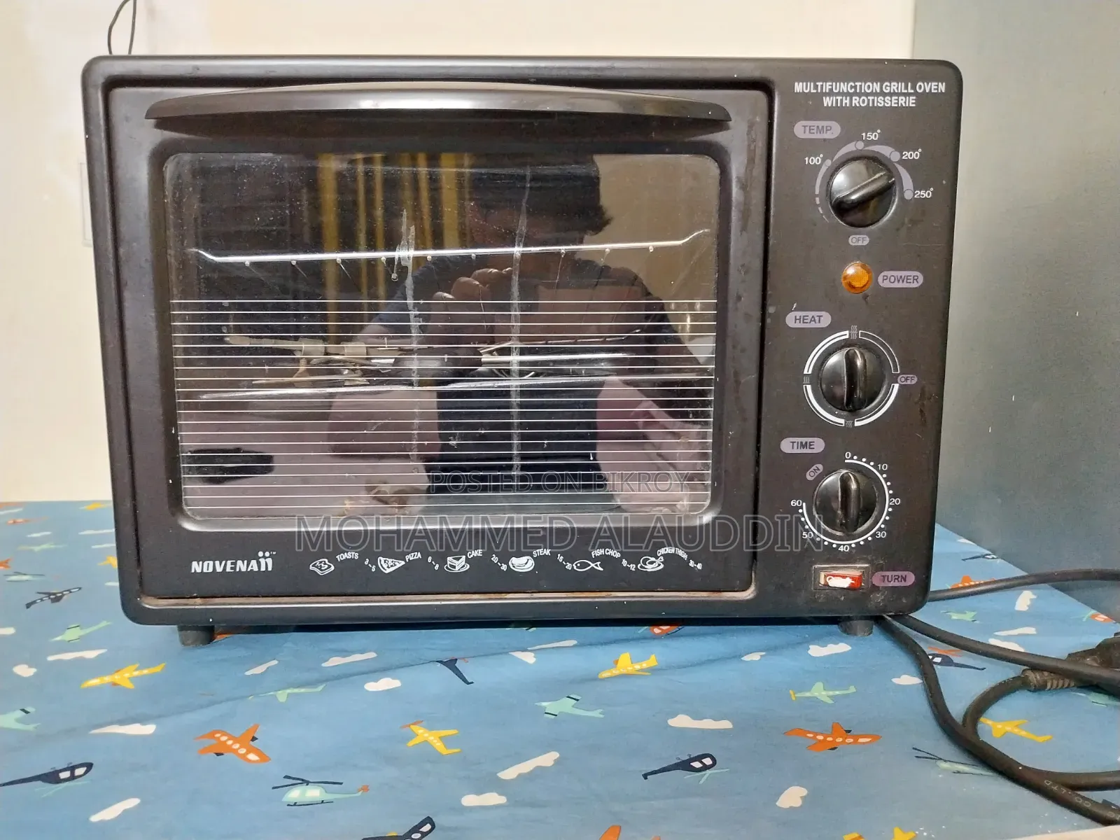 Novena Multifunction Grill Oven (Nt-219g) - Fresh Condition Like New
