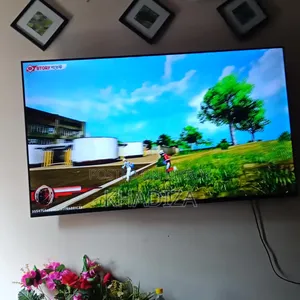 Large TV Mgf1 55" Borderless Smart Led Television