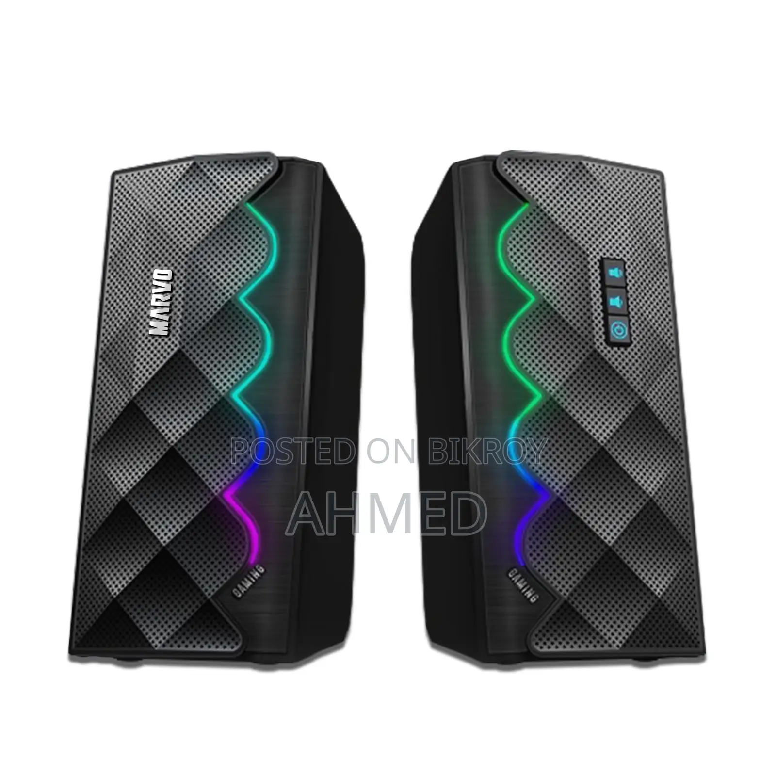 Marvo Sg-269 RGB 2:0 Bluetooth Black Gaming Speaker