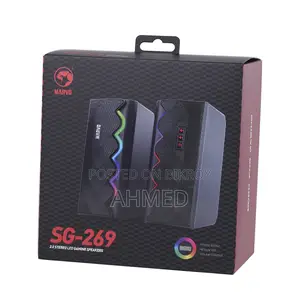 Marvo Sg-269 RGB 2:0 Bluetooth Black Gaming Speaker