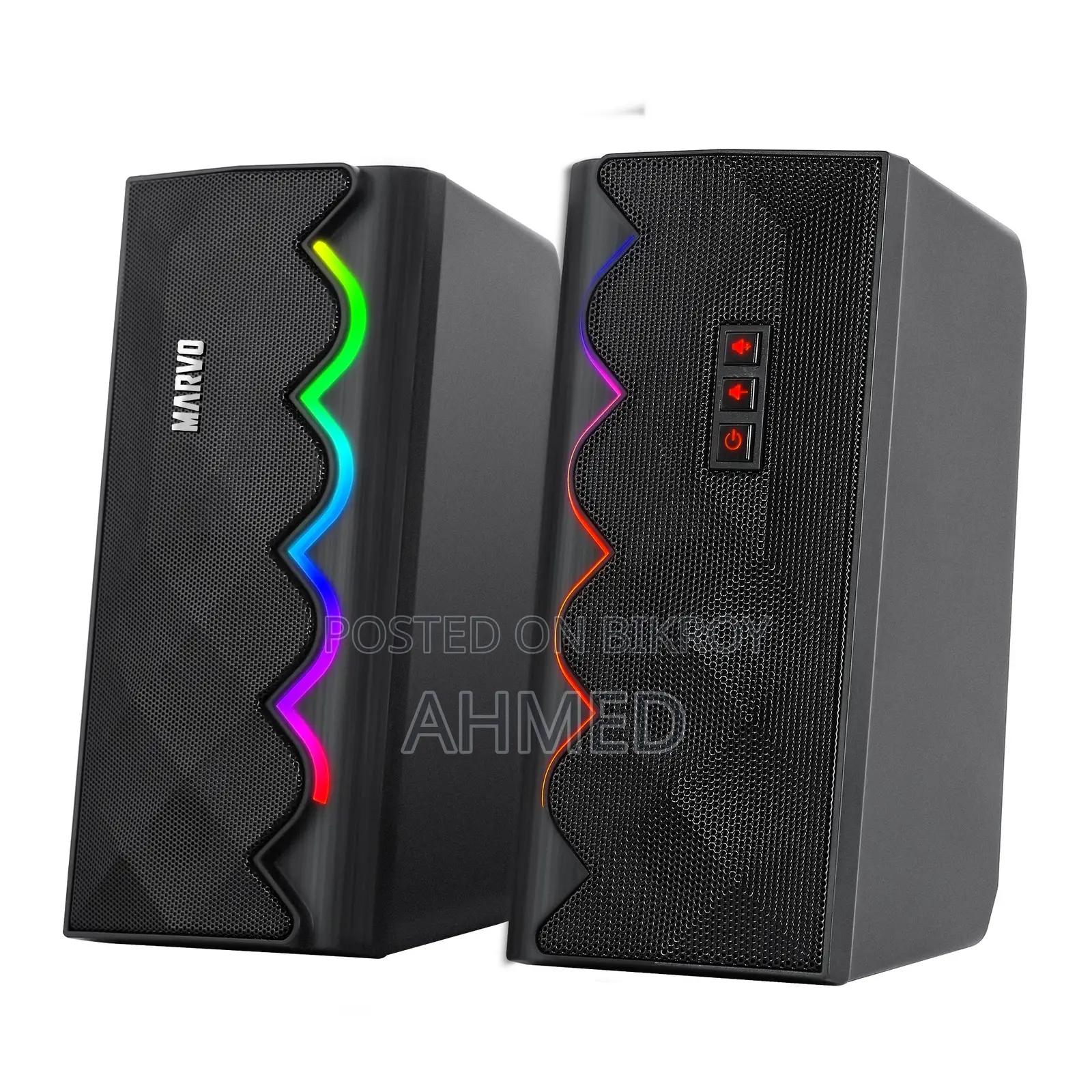 Marvo Sg-269 RGB 2:0 Bluetooth Black Gaming Speaker