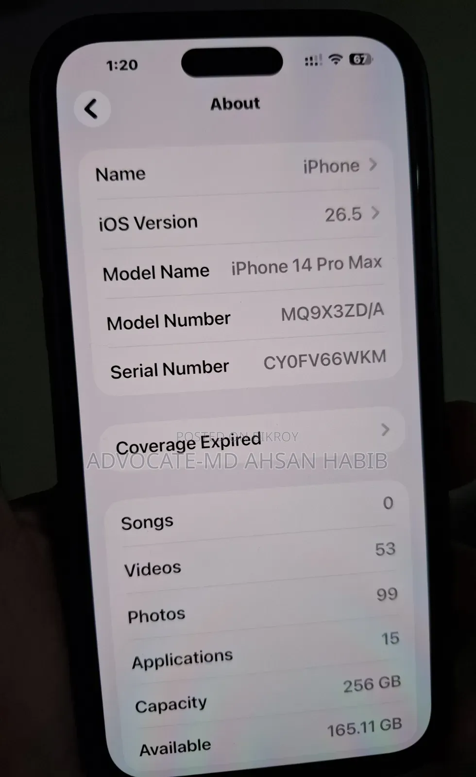 Apple iPhone 14 Pro Max 256 GB Purple