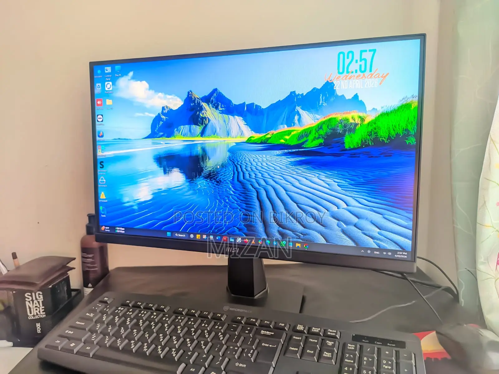 Msi Pro Mp225 21.5" 100hz Ips FHD Monitor