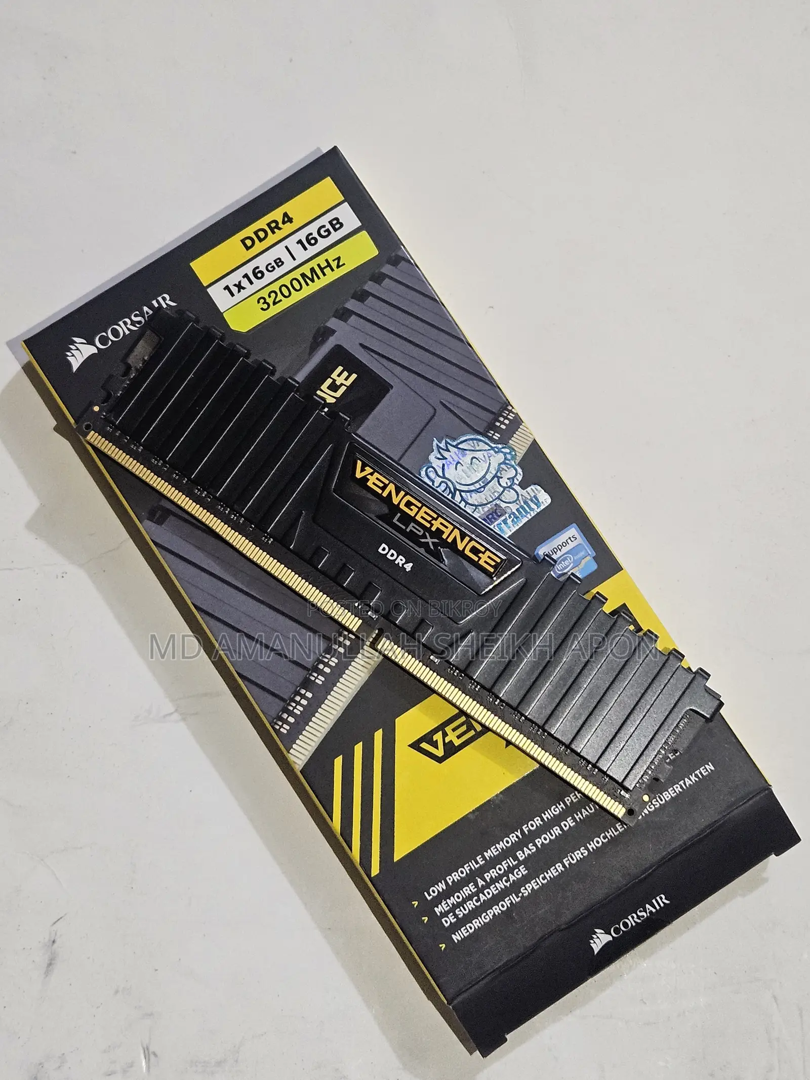Corsair Vengeance DDR-4 16gb 3200mhz Desktop Ram