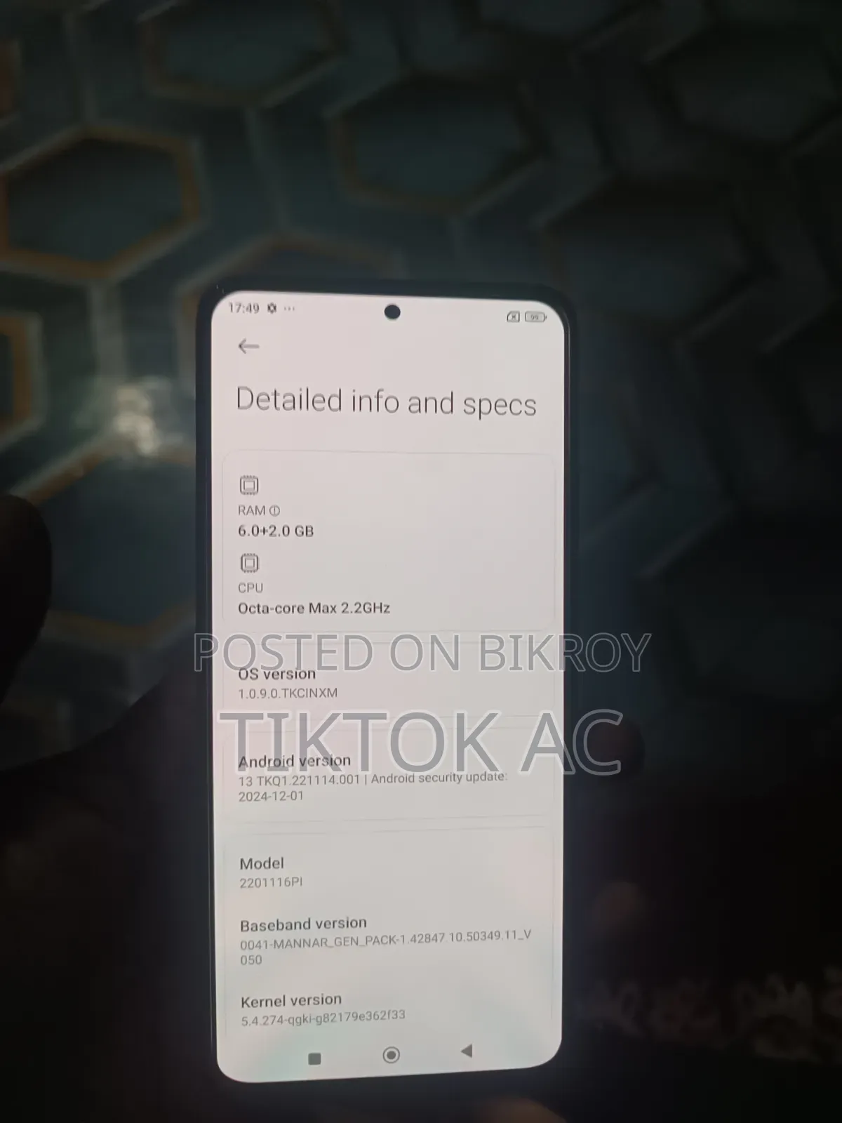 Xiaomi Redmi Note 11S 128 GB Blue