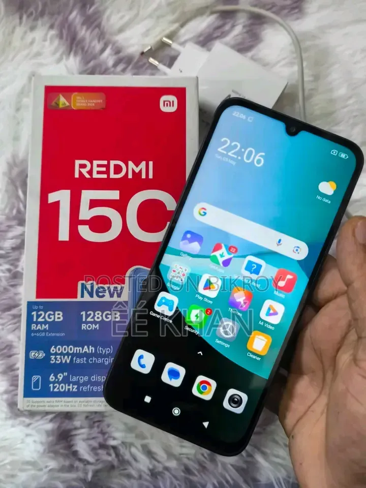 Xiaomi Redmi 15C 4G 128 GB Black