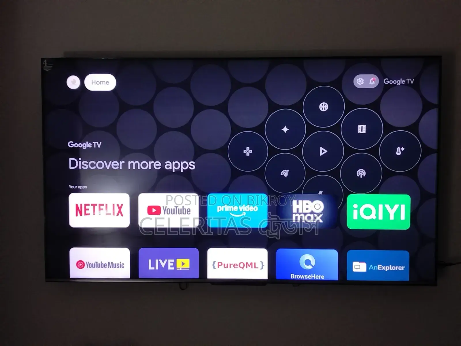 Smart Android Google Tv 75" Inches Tv