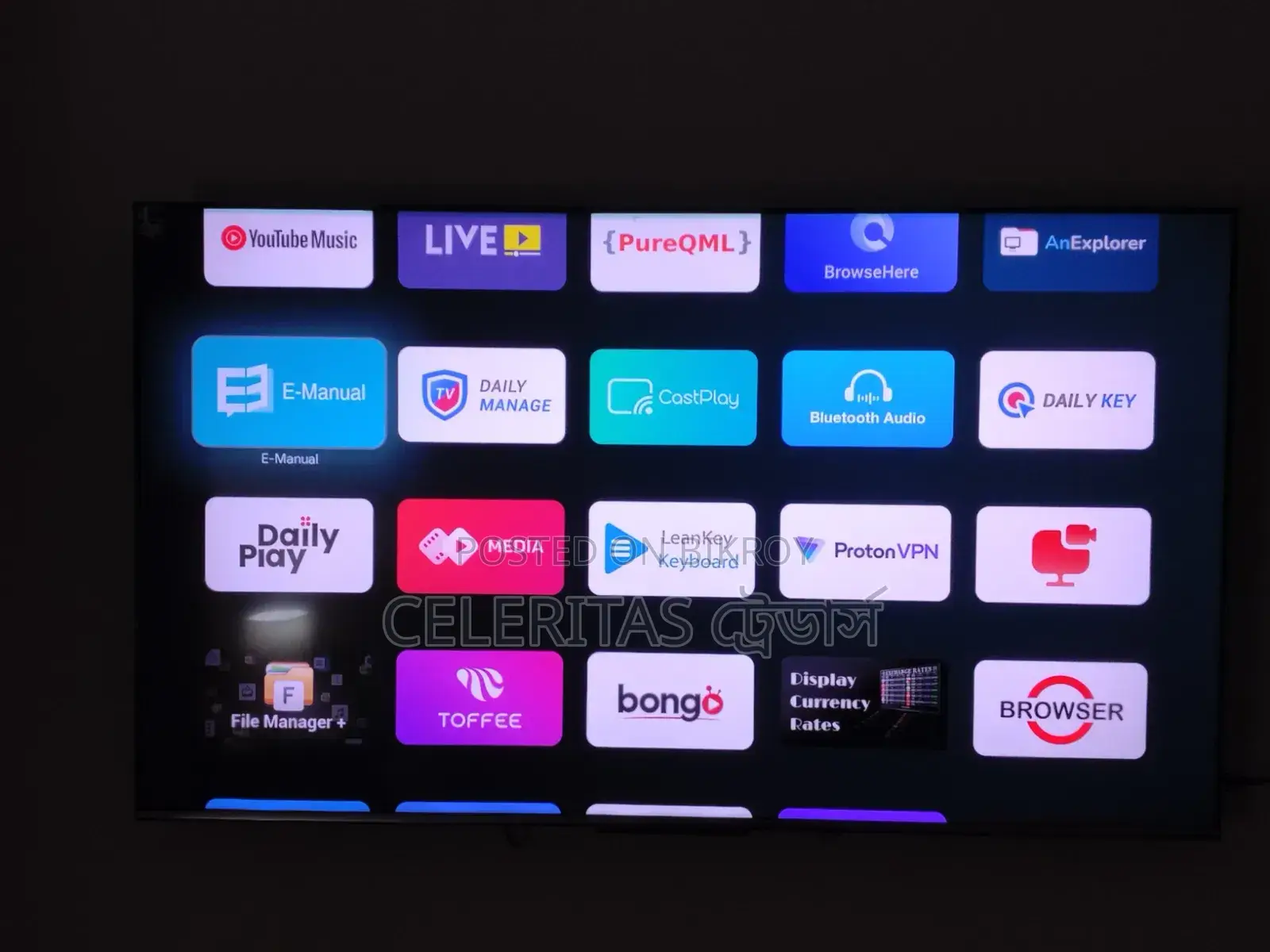 Smart Android Google Tv 75" Inches Tv