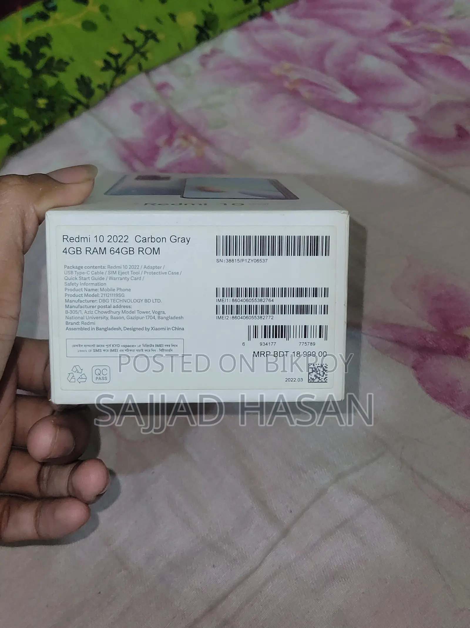 Xiaomi Redmi 10 64 GB Black