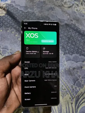 Infinix Note 40S 256 GB Green