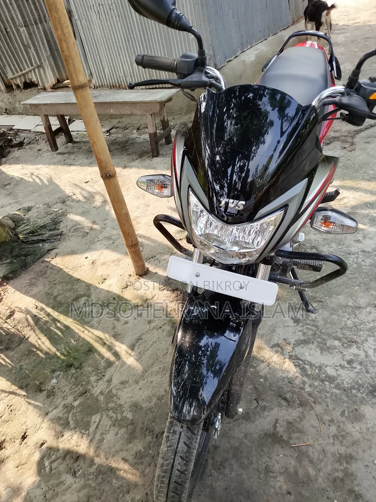 New TVS Metro Plus 2026 Red