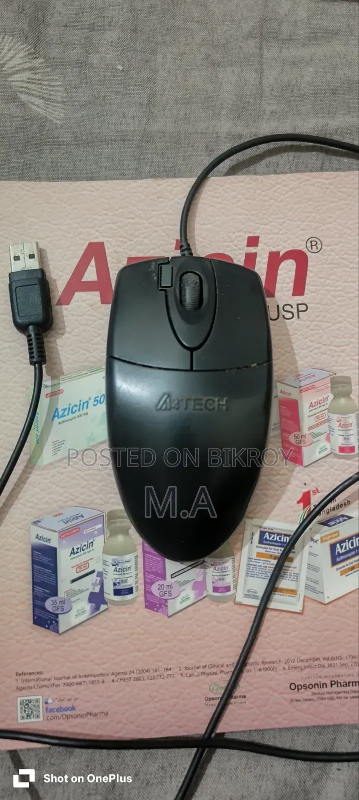 A4tech Op-620d 2x Click Optical Mouse