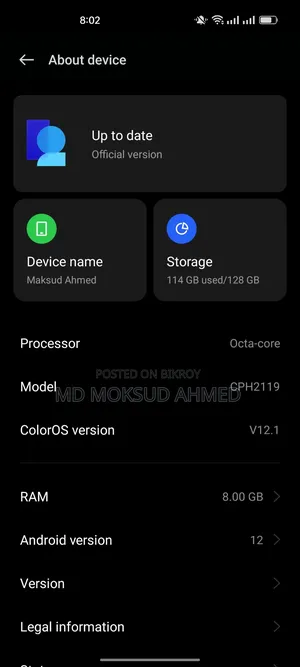 Oppo F17 Pro 128 GB Black