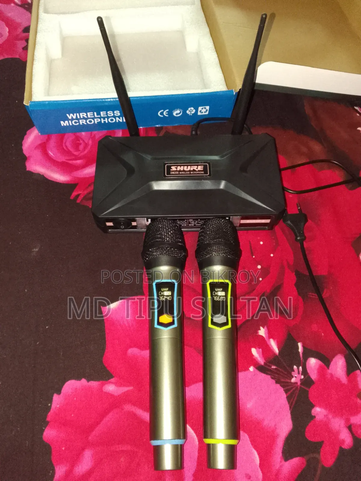 ওয়্যারলেস ব্লুটুথ মাইক্রোফোন
